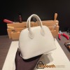 Hermes mini bolide Chevre 10 /Craie Full Handmade 018