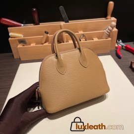 Hermes mini bolide Chevre 2J /Quebracho Full Handmade 020