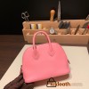 Hermes mini bolide Chevre 1Q/Rose Confetti Full Handmade 022