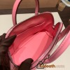 Hermes mini bolide Chevre 1Q/Rose Confetti Full Handmade 022