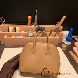 Hermes mini bolide Chevre 2J Quebracho Full Handmade 025