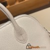 Hermes mini bolide Chevre 4B /Biscuit Full Handmade 029