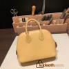 Hermes mini bolide Chevre 1S Foin Full Handmade 031