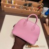 Hermes mini bolide Chevre X9 /Mauve Sylvestre Full Handmade 033