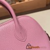 Hermes mini bolide Chevre X9 /Mauve Sylvestre Full Handmade 033