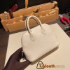 Hermes mini bolide Chevre I2 /Nata Full Handmade 035
