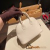 Hermes mini bolide Chevre I2 /Nata Full Handmade 035