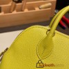 Hermes mini bolide Chevre 9R/Lime Full Handmade 036