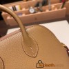 Hermes mini bolide Chevre 2J Quebracho & K4 /Rose dete Full Handmade 042
