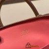 Hermes mini bolide Chevre 2J Quebracho & K4 /Rose dete Full Handmade 042