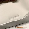 Hermes mini bolide Chevre 80 /Pearl Grey Full Handmade 046