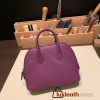 Hermes mini bolide Chevre P9 /Anemone Full Handmade 048