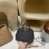 【NEW】Mini Bolide 18cm Ostrich 89 Black (Noir) Full Hand-Stitching