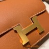 Hermes Constance 19cm Madame 37 /Gold Gold Hardware 18cm Full Handmade