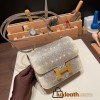 Hermes Constance lizard 19cm 8F /Etain Gold Hardware 18cm Full Handmade