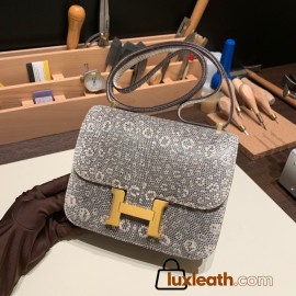 Hermes Constance 19cm lizard 1B/Ombre Gold Hardware 18cm Full Handmade