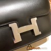 Hermes Constance 19cm box 89 /Black (Noir) Silver Hardware 18cm Full Handmade