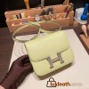 Hermes Constance 19cm Chevre R9 /Jaune Bourgeon 18cm Full Handmade