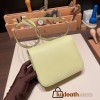 Hermes Constance 19cm Chevre R9 /Jaune Bourgeon 18cm Full Handmade