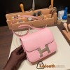 Hermes Constance 19cm Chevre 3Q /Rose Sakura Silver Hardware 18cm Full Handmade