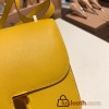 Hermes Constance 19cm swift 9D /Jaune Ambre Gold Hardware 18cm Full Handmade