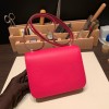 Hermes Constance 19cm 0D /Rose Mexico Silver Hardware 18cm Full Handmade
