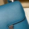  HERMES Constance ⅢMini Epsom  W0/Vert Bosphore  & S4/Deep Blue   Full Handmade