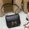  HERMES Constance ⅢMini Epsom  89/Black (Noir)  Full Handmade Gold Hardware