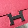 Constance HERMES Constance Ⅲ Mini   Mini Epsom  8W/ Rose Azalee   Full Handmade Silver Hardware 