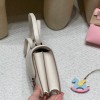  HERMES Constance ⅢMini Epsom  10/Craie    Full Handmade Silver Hardware 