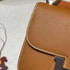  Constance HERMES Constance ⅢMini Epsom  37/Gold    Full Handmade  Silver Hardware 