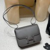  Constance HERMES Constance ⅢMini Epsom  88/Graphite    Full Handmade Silver Hardware 