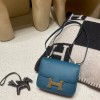  Constance HERMES Constance ⅢMini Epsom  W0/Vert Bosphore   Full Handmade Gold Hardware