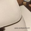 Hermes Constance 24cm epsom10 /Craie Silver Hardware 14
