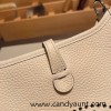 HERMES TPM Mini Evelyn Clemence 18 /Étoupe Grey GoldHardware