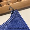 HERMES TPM Mini Evelyn Clemence 2Z/ Blue nuit GoldHardware