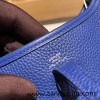 HERMES TPM Mini Evelyn Clemence 2Z/ Blue nuit GoldHardware
