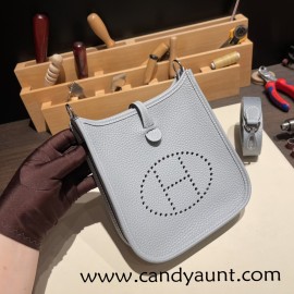 HERMES TPM Mini Evelyn Clemence 9D /Jaune Ambre  