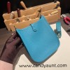 HERMES TPM Mini Evelyn Clemence 7T/ Blue Electric