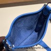 HERMES TPM Mini Evelyn Clemence J7 /Blue Lin