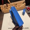 HERMES TPM Mini Evelyn Clemence J7 /Blue Lin