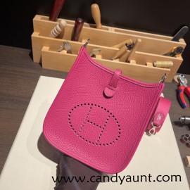 HERMES TPM Mini Evelyn Clemence 7F /Blue Paon  