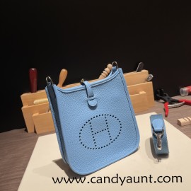 HERMES TPM Mini Evelyn Clemence 3I /Vert Criquet