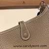 HERMES TPM Mini Evelyn Clemence 8F /Etain SilverHardware