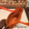 HERMES TPM Mini Evelyn Clemence U5/ Rose Lipstick GoldHardware