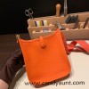 HERMES TPM Mini Evelyn Clemence U5/ Rose Lipstick GoldHardware