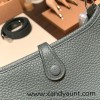 HERMES TPM Mini Evelyn Clemence 89 /Black (Noir) GoldHardware