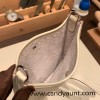 HERMES TPM Mini Evelyn Clemence 18 /Étoupe Grey SilverHardware