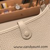 HERMES TPM Mini Evelyn Clemence 18 /Étoupe Grey SilverHardware