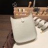 HERMES TPM Mini Evelyn Clemence 08 /Blue Pale SilverHardware